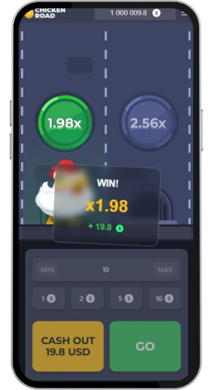 Chicken Road qalibiyyət x1.98